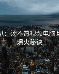 独家深扒：汤不热视频电脑互动技巧爆火秘诀