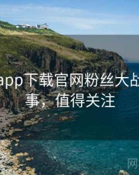 黑料社app下载官网粉丝大战幕后故事，值得关注
